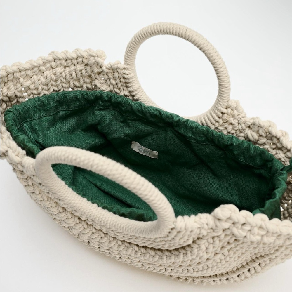 NWT Zara Crochet Bag - Picture 3 of 10